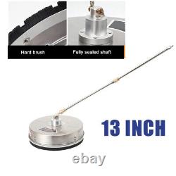 13 Pressure Washer Surface Cleaner 4000PSI Power Washer with 2 Connecting Rod