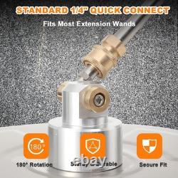 13in Flat Surface Cleaner for Pressure Washer, Power Washer Attachment 4000 PSI