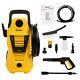 1400w Powerful Clean Electric Pressure Washer With Car Kit Adjustable Nozzle Uk