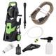 1400-2200w Electric Power Jet Washer High Pressure Patio Garden Car Cleaner Kit