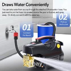 140BAR Electric Pressure Washer High Power Jet Water Wash Patio Car Washer 2000W