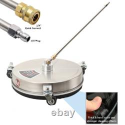 15 High Pressure Washer Flat Surface Cleaner 4000 PSI Power Washer for Driveway