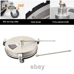 15 High Pressure Washer Flat Surface Cleaner 4000 PSI Power Washer for Driveway