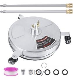 15 Power Pressure Washer Patio Surface Cleaner Attachment 4000PSI Outdoor
