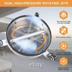 15 Power Pressure Washer Patio Surface Cleaner Attachment 4000PSI Outdoor