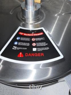15' Pressure Washer Surface Cleaner 1/4' Quick Disconnect 4000psi Rotary Patio