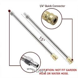15in Pressure Washer Cleaner 4000 PSI Power Washer Attachment With NEW