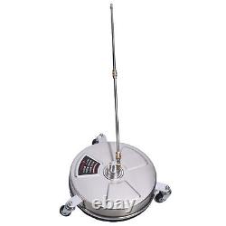 15in Pressure Washer Surface Cleaner 4000 PSI Stainless Steel Power