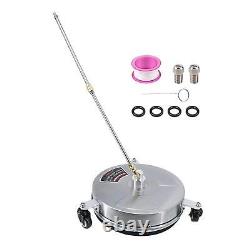 15inch Pressure Washer Surface Cleaner 4000PSI with 3 Wheel Power Washer