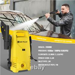 1600PSI Electric Pressure Washer High Power Jet Car Wash Garden Patio Cleaner