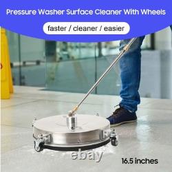 16.5 High Pressure Washer Flat Surface Cleaner 4000PSI Power Washer Driveway