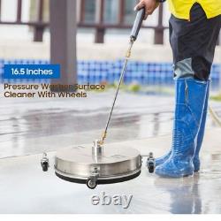 16.5 High Pressure Washer Flat Surface Cleaner 4000 PSI Power Washer for Clean