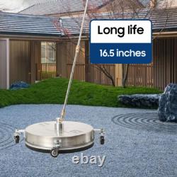 16.5 High Pressure Washer Flat Surface Cleaner Driveway Power Washer 4000PSI