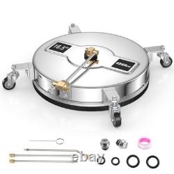 16.5 Inch Pressure Washer Surface Cleaner 4000 PSI Stainless Steel Power Washer