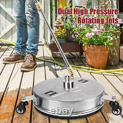 16.5 Inch Pressure Washer Surface Cleaner 4000psi Stainless Steel Power TD