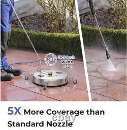 16.5 Power Pressure Washer Nozzle Patio Surface Cleaner Attachment 4000PSI