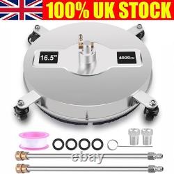 16.5 Power Pressure Washer Nozzle Patio Surface Cleaner Attachment 4000 PSI UK