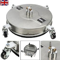 16.5 Pressure Power Washer Rotary Flat Surface Patio Cleaner UP TO 4000PSI 1/4