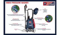 1800W High Power Car Pressure Washe/Jet Washer with Surface Cleaner PSI 2175