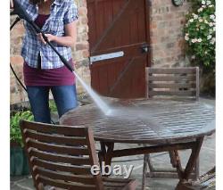 1800W Pressure Washer Power High Performance 150 Bar Jet Wash Car Patio Cleaner