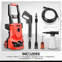 1813 PSI 1.45GPM High Pressure Power Washer Portable Electric Cleaner Machine