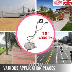 18 Pressure Power Washer Rotary Flat Surface Patio Cleaner 4000psi