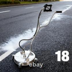 18 Whirlaway Surface Cleaner 4000PSI High Pressure for Driveway Power Washer