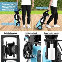 2000PSI/2000W Electric Pressure Washer High Power Jet Wash Cleaning Patio Home C