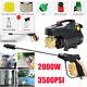 2000w 1700psi Electric Pressure Washer High Power Jet Water Wash Car Washer Tube