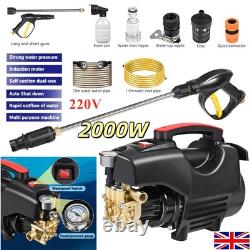 2000W Electric Pressure Washer High Power Jet 120BAR Water Wash Patio Car Washer