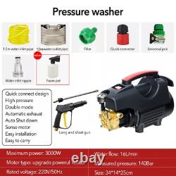 2000W Electric Pressure Washer High Power Jet 120BAR Water Wash Patio Car Washer