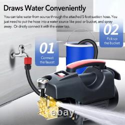 2000W Electric Pressure Washer High Power Jet 120BAR Water Wash Patio Car Washer