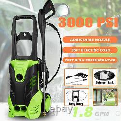 2000W Electric Pressure Washer Jet Wash 150 BAR 3000 PSI High Power Cleaner Car