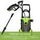 2000w Pressure Washer 3000psi/150bar High Power Jet Pressure Cleaner Patio Car S