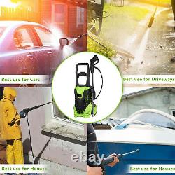 2000W Pressure Washer 3000PSI/150BAR High Power Jet Pressure Cleaner Patio Car S