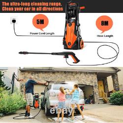 2000W Pressure Washer Electric Max 135 Bar High Power Jet Wash Cleaner Patio Car