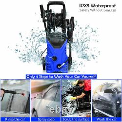 2030PSI Electric Pressure High Power Jet Washer Home Garden Car Patio Cleaner