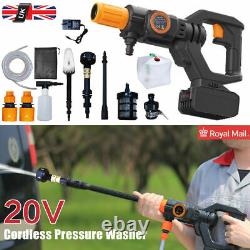 20V Cordless Pressure Washer Power Cleaner 320PSI Portable with Battery & Charger