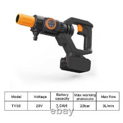 20V Cordless Pressure Washer Power Cleaner 320PSI Portable with Battery & Charger