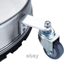 20 Pressure Washer Surface Cleaner 4200 PSI Dual Handle 4 Wheels Stainless