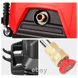 2176 PSI 2.4 GPM High-Pressure Electric Power Cleaner Car Washer Machine Red