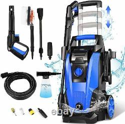2180PSI Electric Pressure Washer High Power Jet Wash Garden Car Patio 1800W Blue