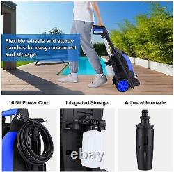 2180PSI Electric Pressure Washer High Power Jet Wash Garden Car Patio 1800W Blue