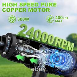 21V Cordless Pressure Washer with LED Battery Display, up to 1000 PSI Portable P