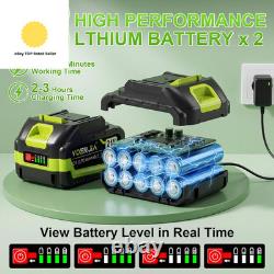 21V Cordless Pressure Washer with LED Battery Display, up to 1000 PSI Portable P