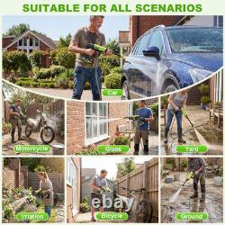 21V Cordless Pressure Washer with LED Battery Display, up to 1000 PSI Portable P