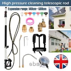 24 FT Telescoping Pressure Washer Wand With Power Washer Extension Wands UK