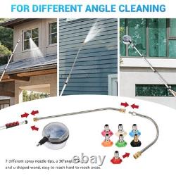 24 FT Telescoping Pressure Washer Wand With Power Washer Extension Wands UK 24 FT Telescoping Pressure Washer Wand With Power Washer Extension Wands UK
