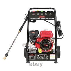 2500PSI Driven Pressure Petrol Power Jet Washer Mobile Cleaner Patio Driveways