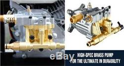 2500PSI Easy Start Petrol Power Pressure Jet Washer Brass Pump With Gun Hose New